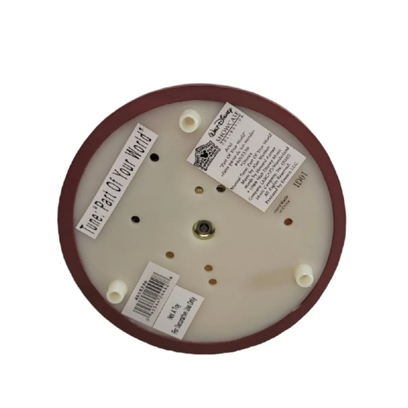 Jim Shore Part of Your World The Little Mermaid Ariel Music Rotating Disney Rare - Picture 8 of 11